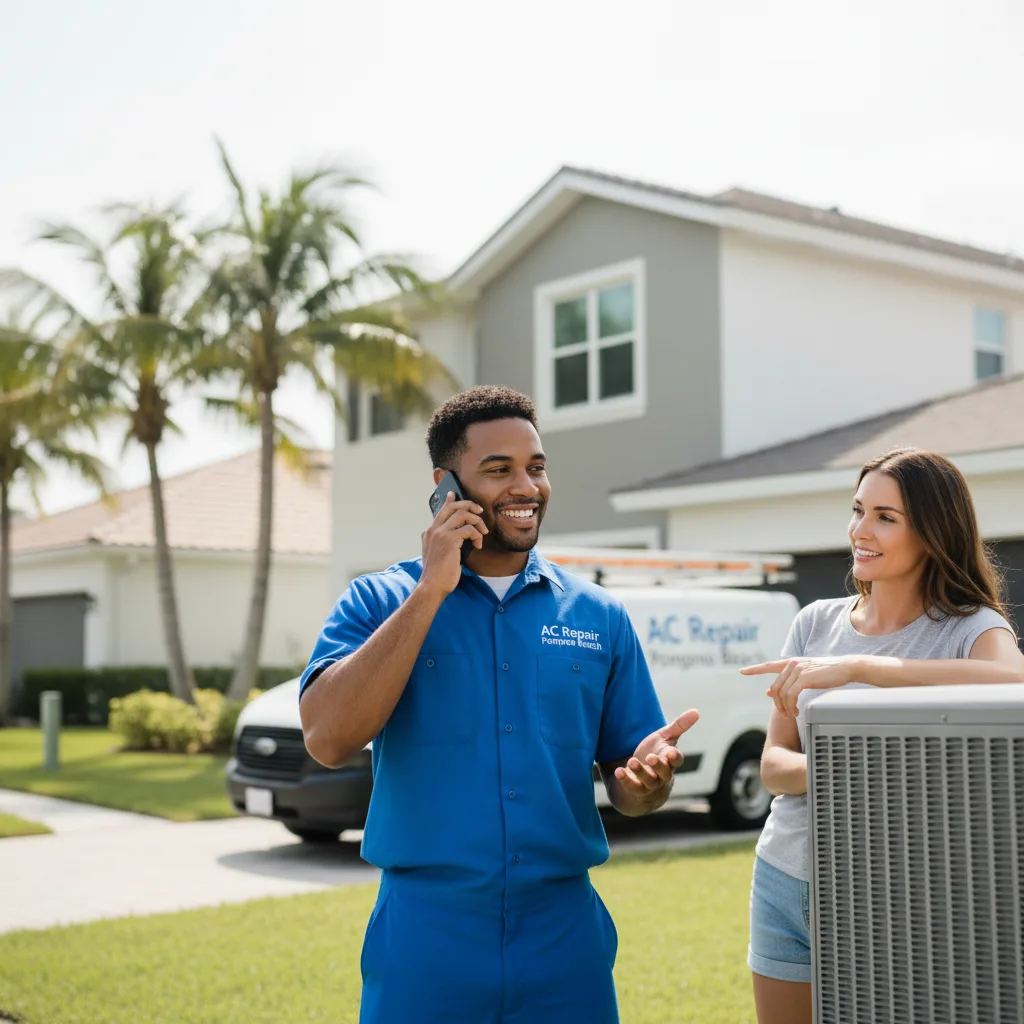 AC Repair Pompano Beach customer support in East Lynn